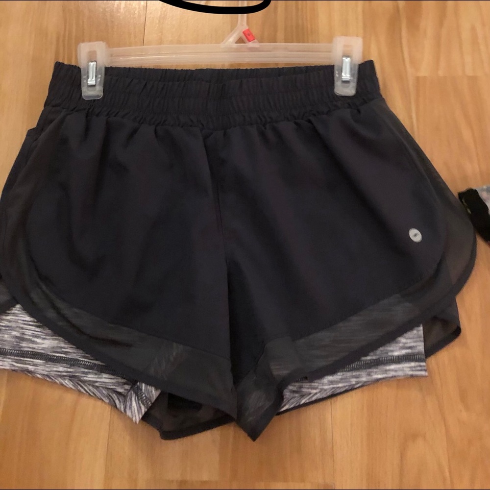 small black spandex shorts